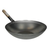 WOK W/ FLAT BOTTOM 38CM H&S